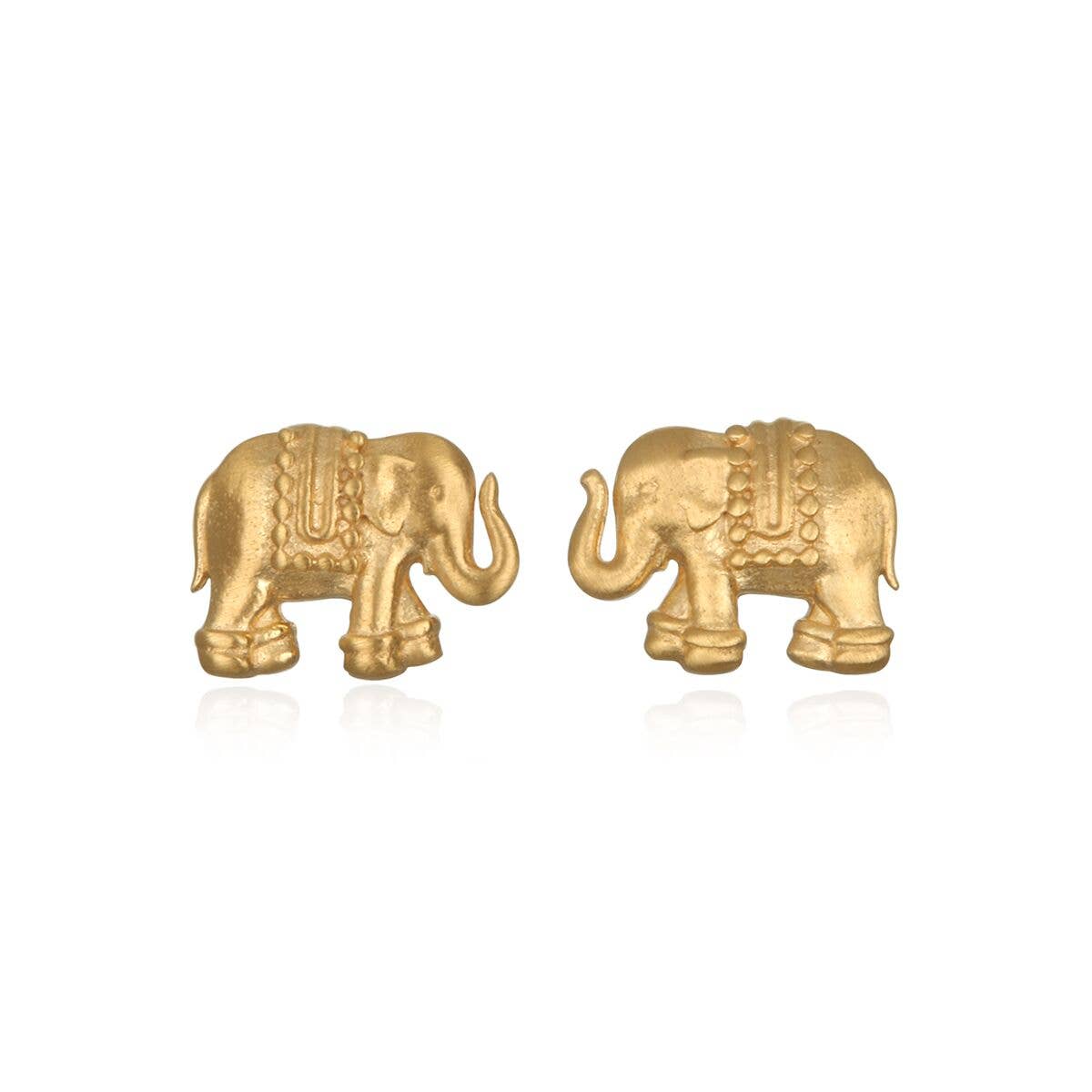 Satya Jewelry - Elephant Stud Earrings